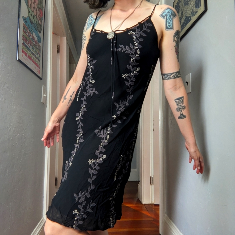 Black Sheer Dress